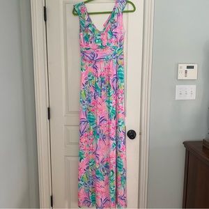 Lilly Pulitzer size small ,Mirella Maxi Dress ,It was all a dream